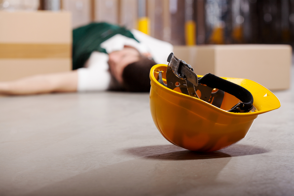 Workplace Accidents Man injured while working at a construction site